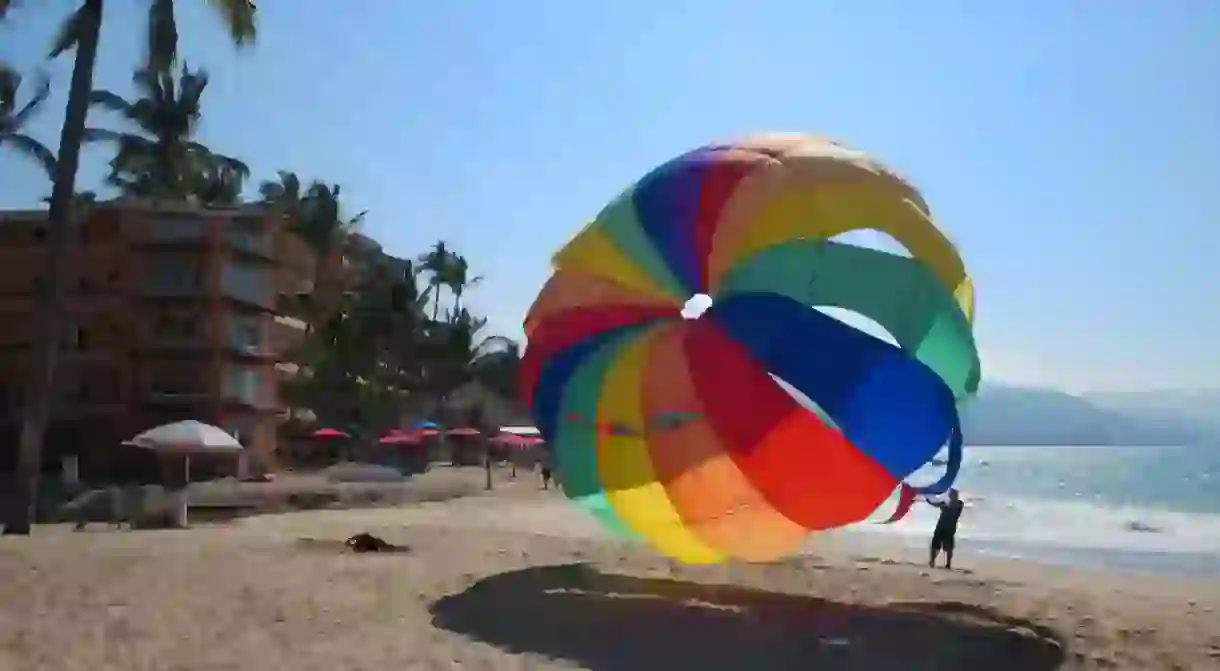 Parasailing in Puerto Vallarta