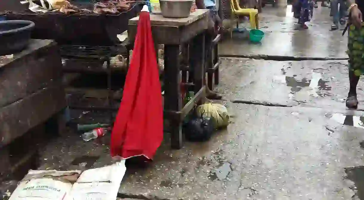 The poultry line at Jankara Market