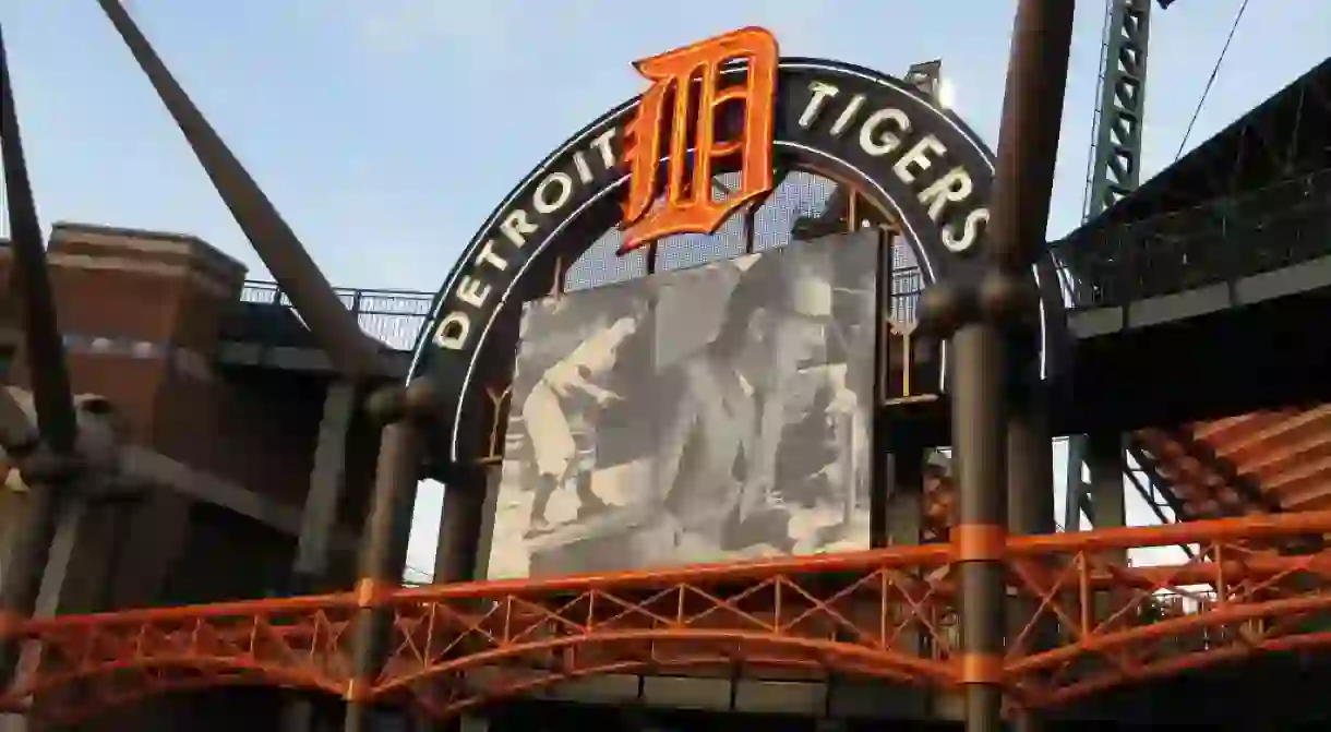 Comerica Park, home of the Detroit Tigers