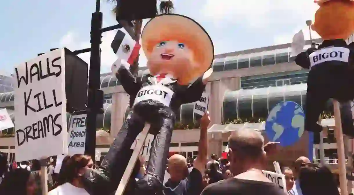 Trump piñatas continue to be all the rage