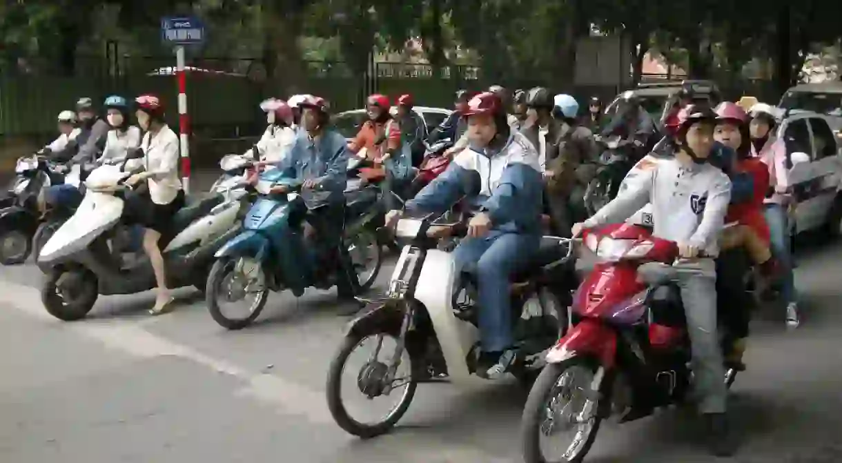 Motorbikes in Hanoi