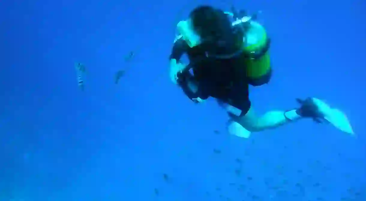 Scuba diving in Colombia