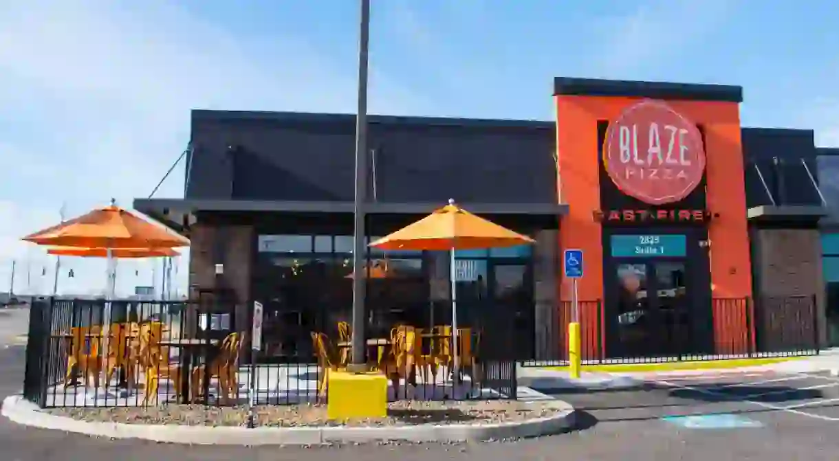 Blaze Pizza storefront