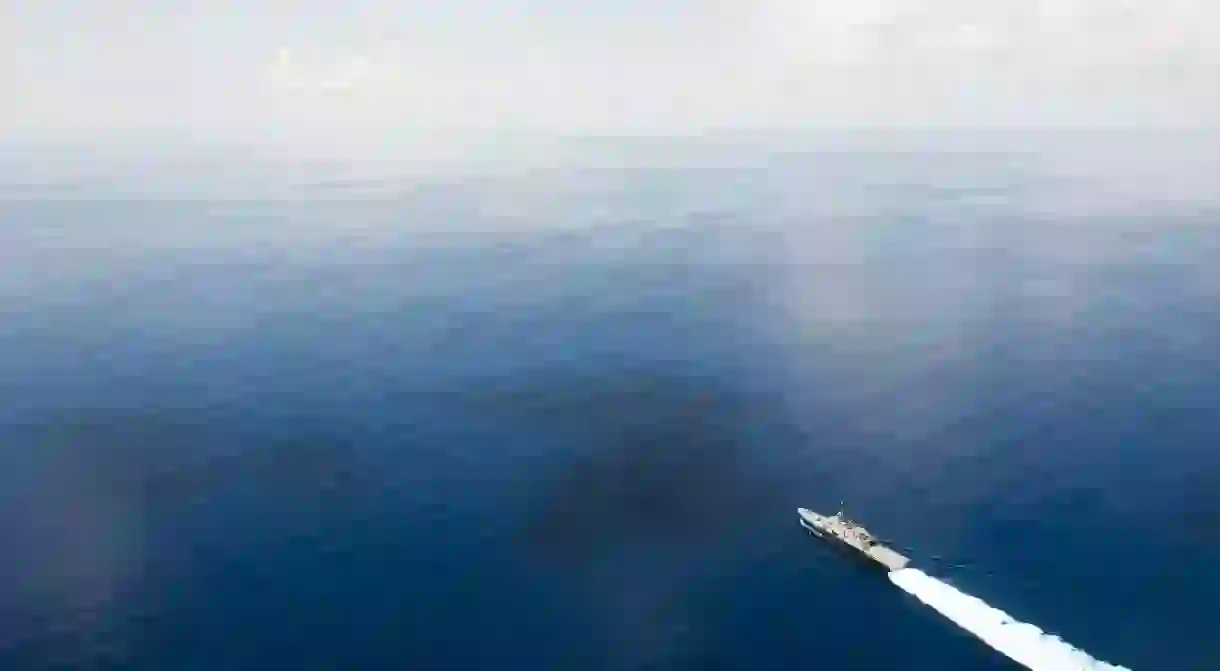 US Ship on South China Sea