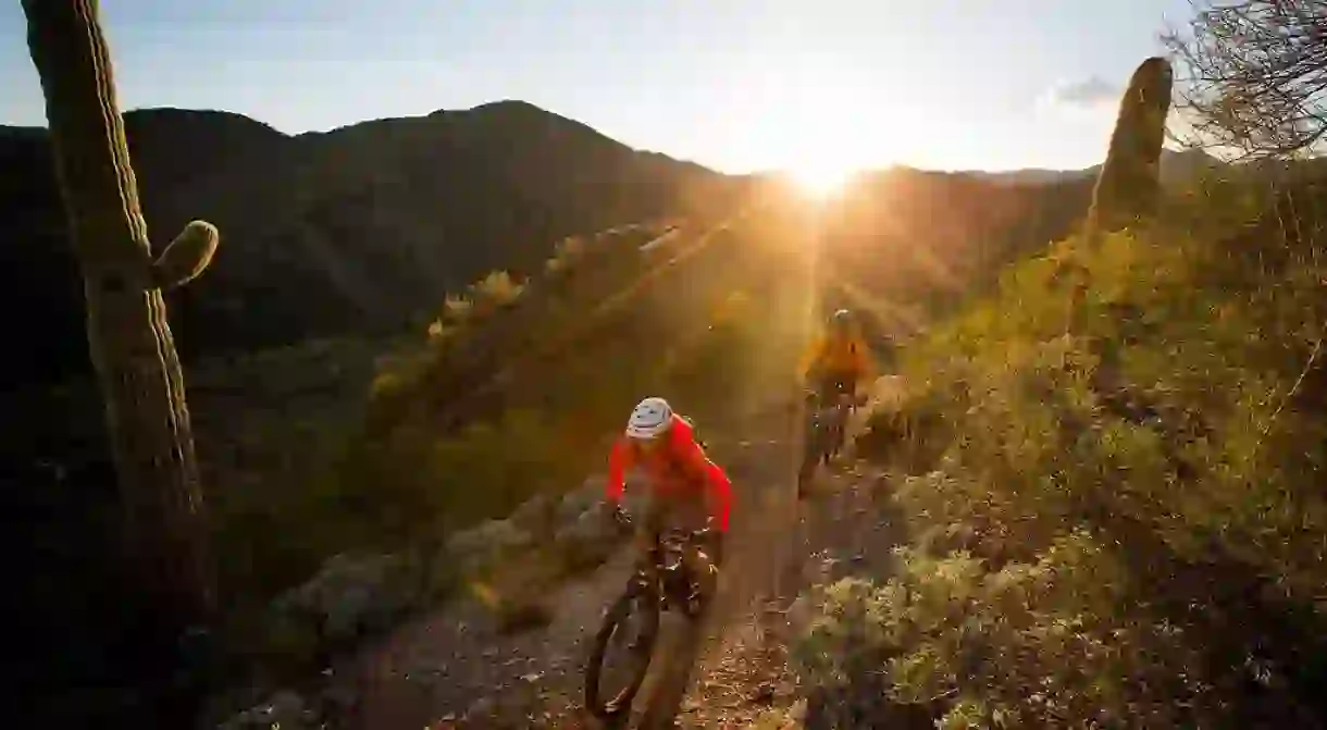 Mountain biking