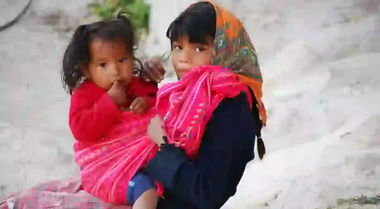 Tarahumara children