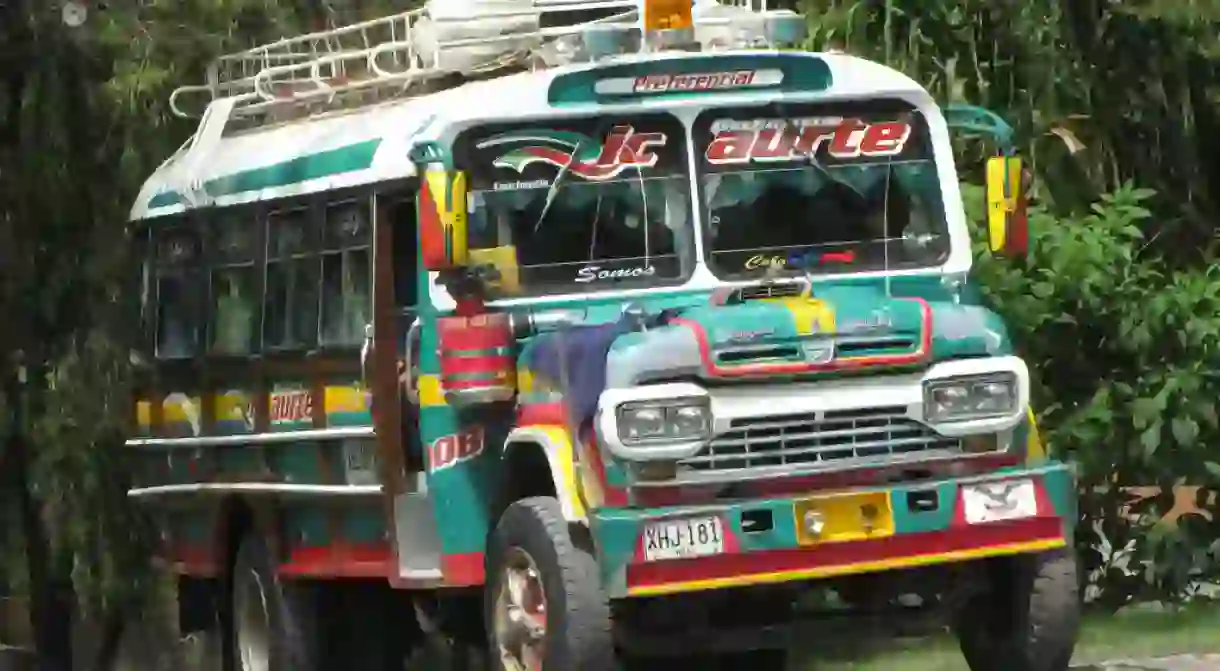 Colombian chiva bus