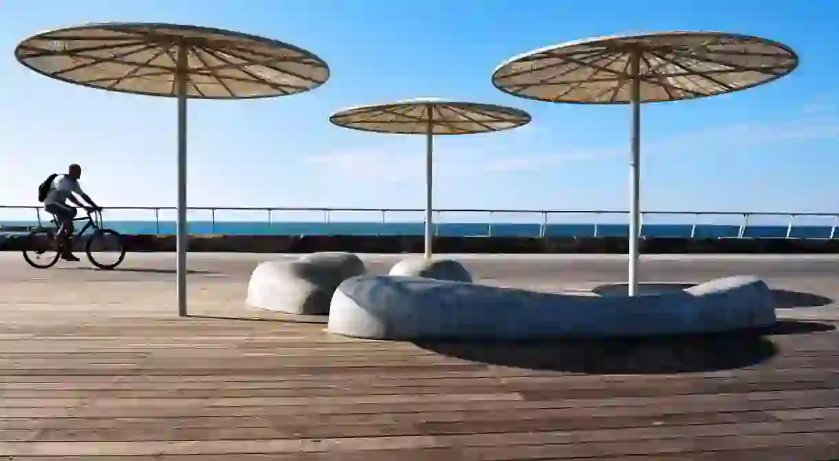 Tel Aviv beach boardwalk