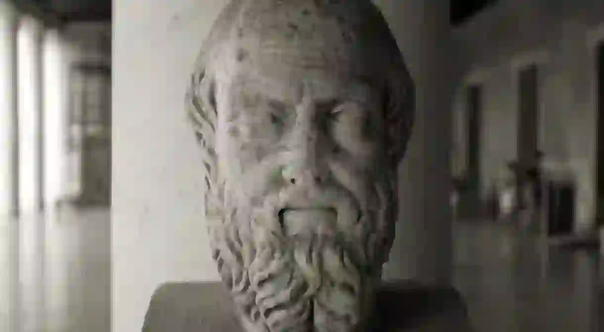 Bust of Herodotus, father of History