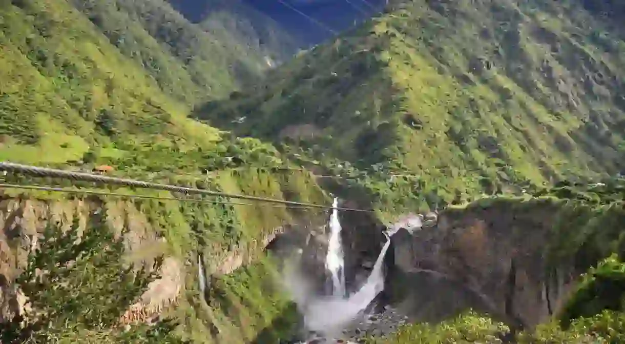 Cascada Agoyan near Baños