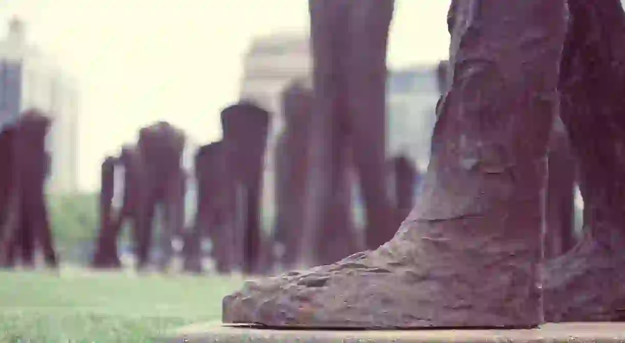 Magdalena Abakanowicz sculpture