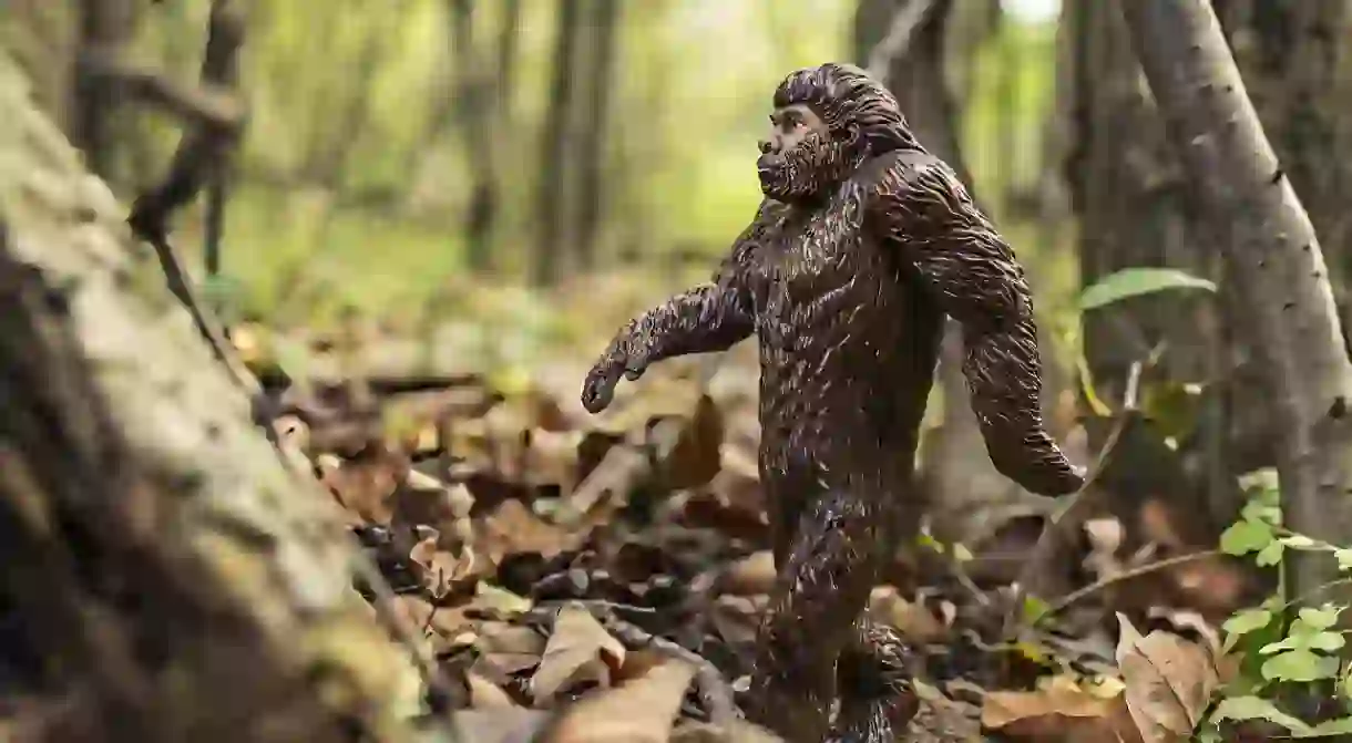 A Sasquatch figurine