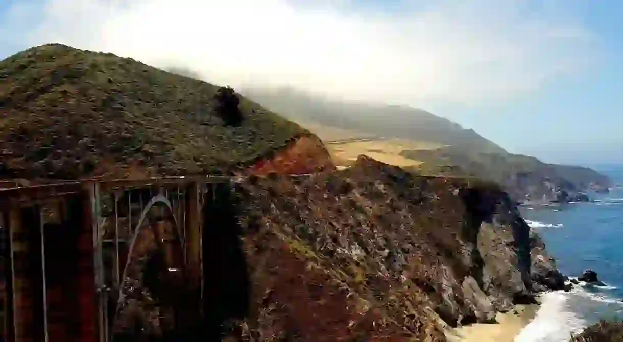 Bixby Bridge in Monterey California as seen in HBO series Big Little Lies