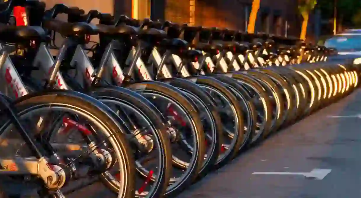 BIXI rental bikes in Montreal