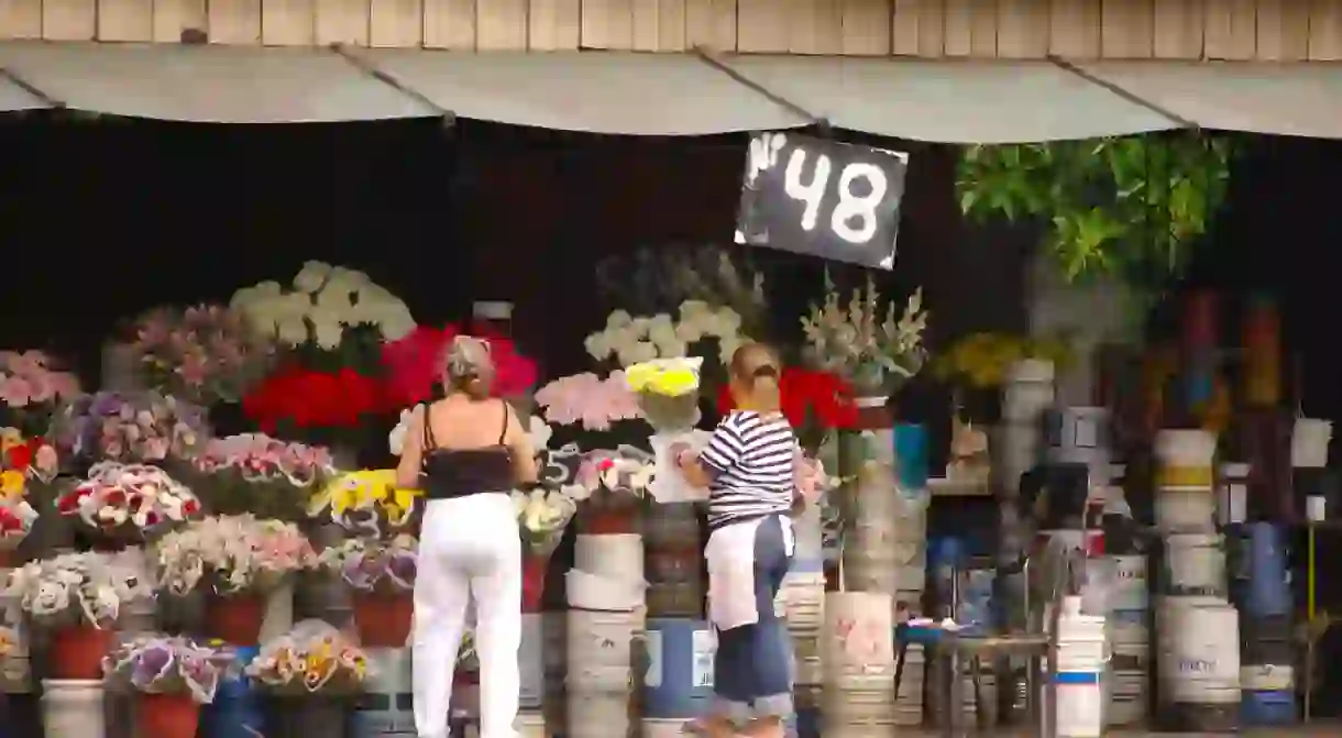 Flower sellers in Chacarita