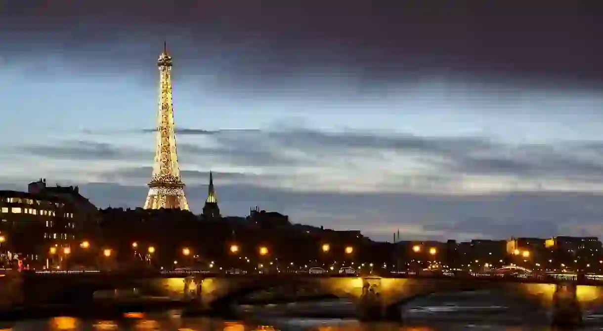 Eiffel Tower at night