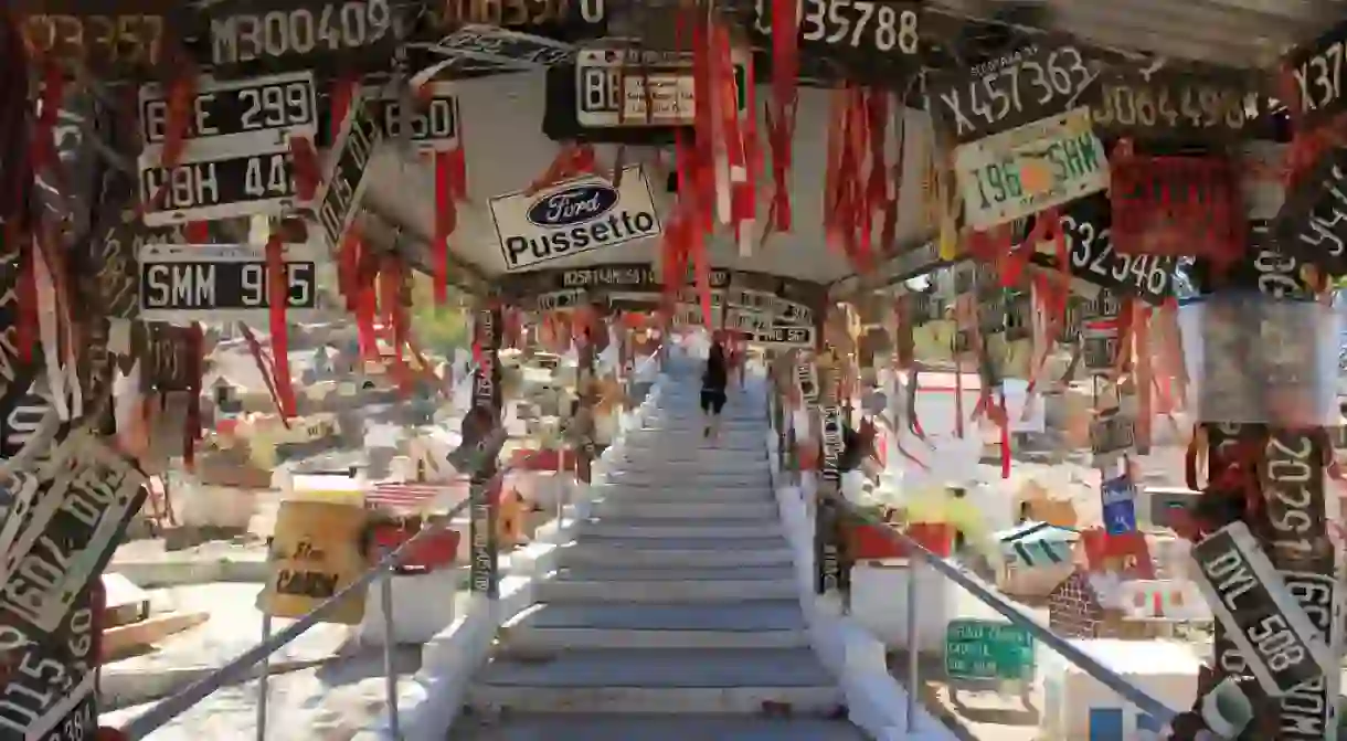 The crazy shrine to La Difunta Correa in San Juan, Argentina