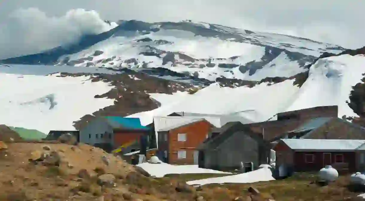 The Andean village of Copahue