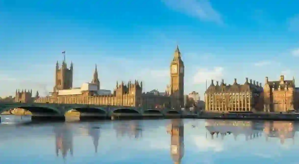 The Palace of Westminster and Westminster Bridge