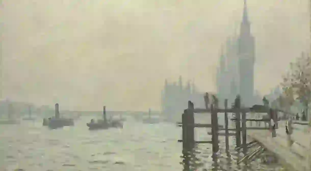 Claude Monet, The Thames below Westminster, about 1871