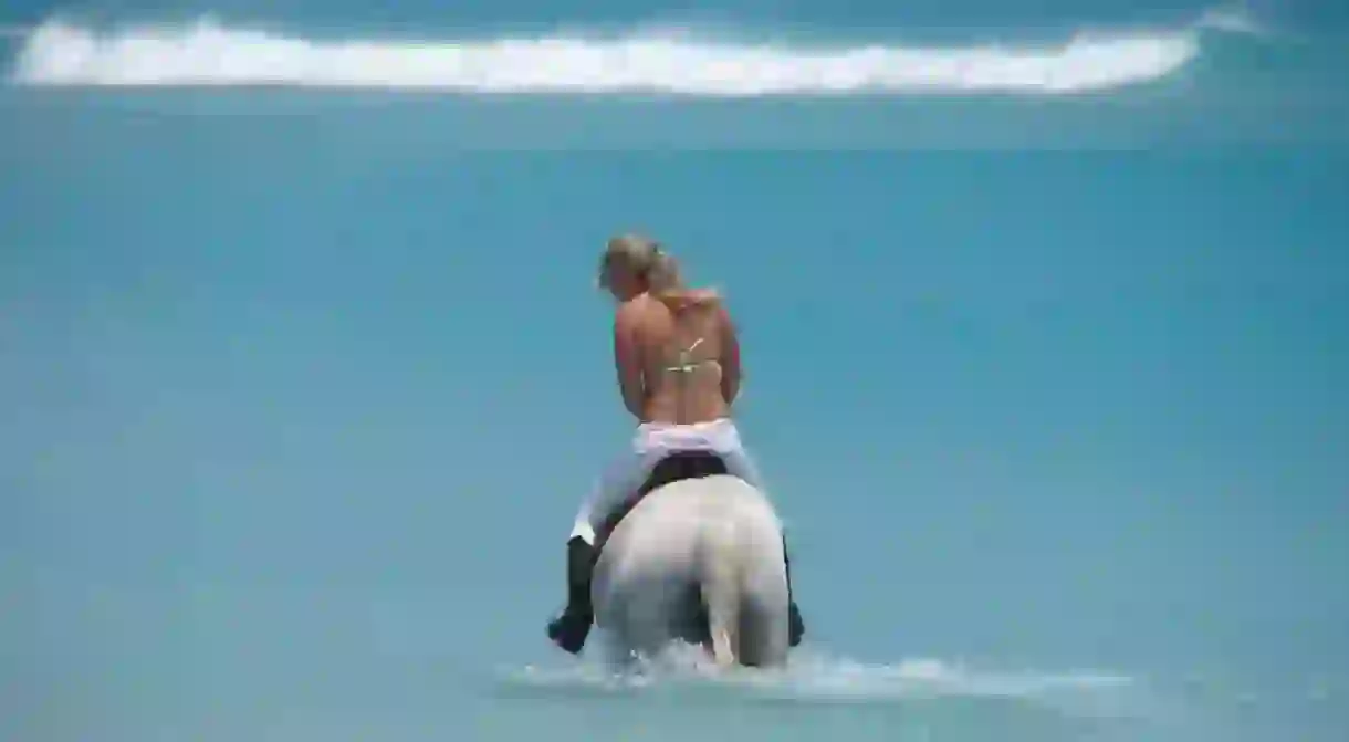 Horse riding on Noordhoek Beach