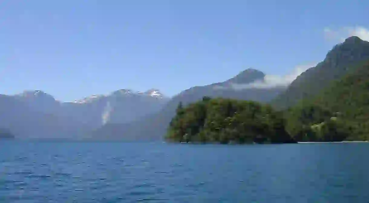 The incredible Cruce de Lagos across the Lago Todos Los Santos, Chile