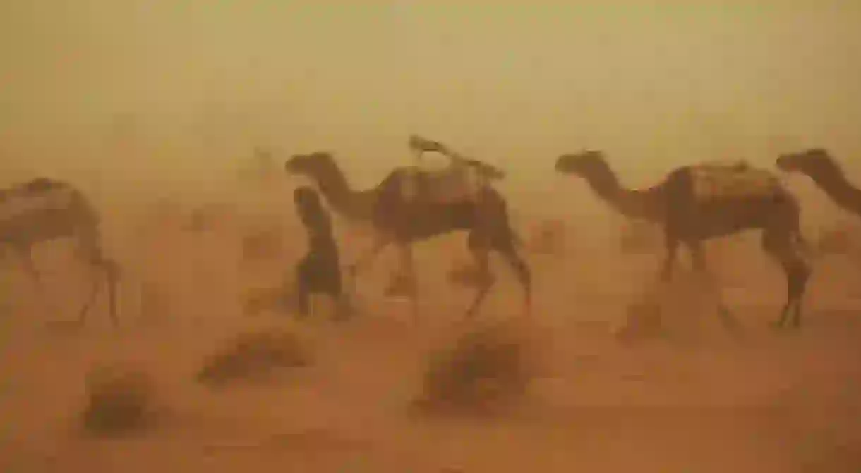 Saharan sandstorm