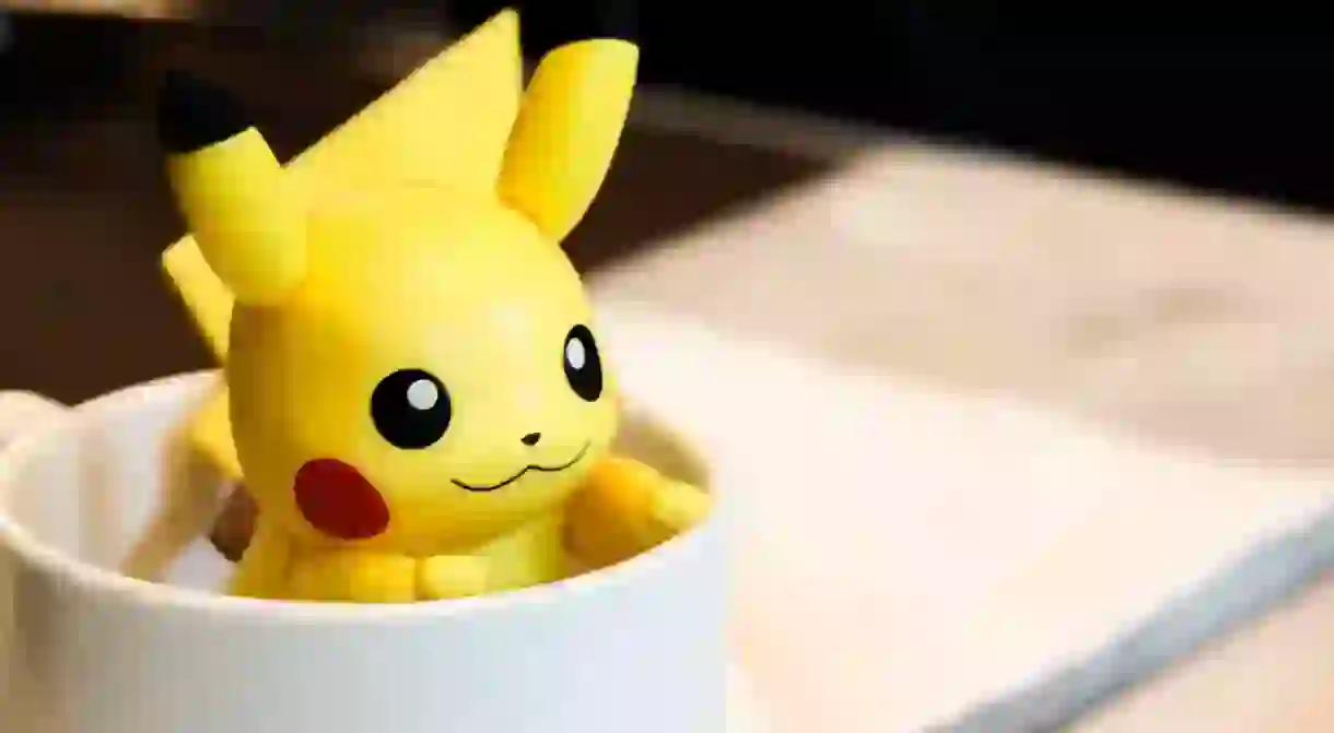 Pikachu in a cup