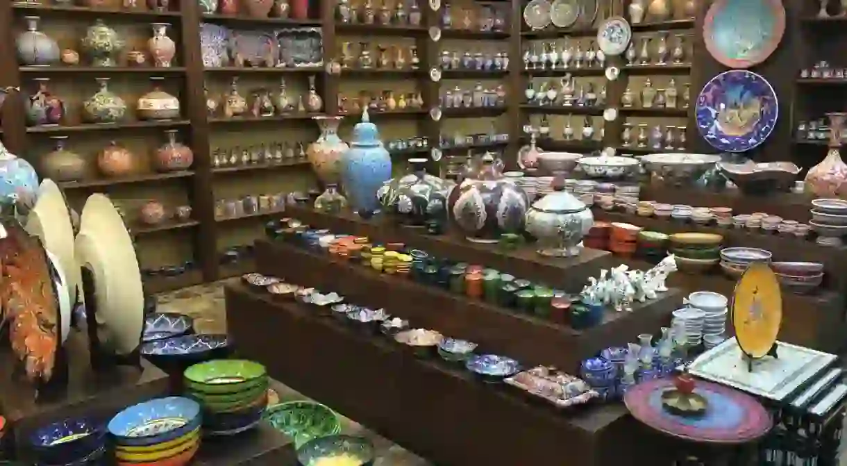 Souvenir shopping in Amman