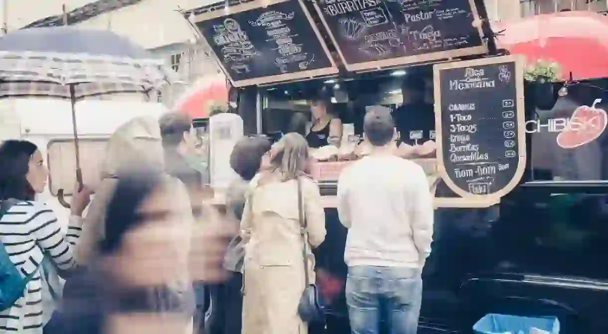 Street food at the Sunday Market Bilbao