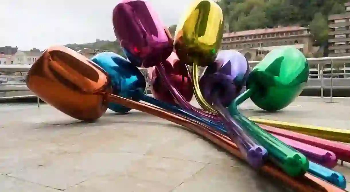 Tulips by Jeff Koons, Bilbao Guggenheim