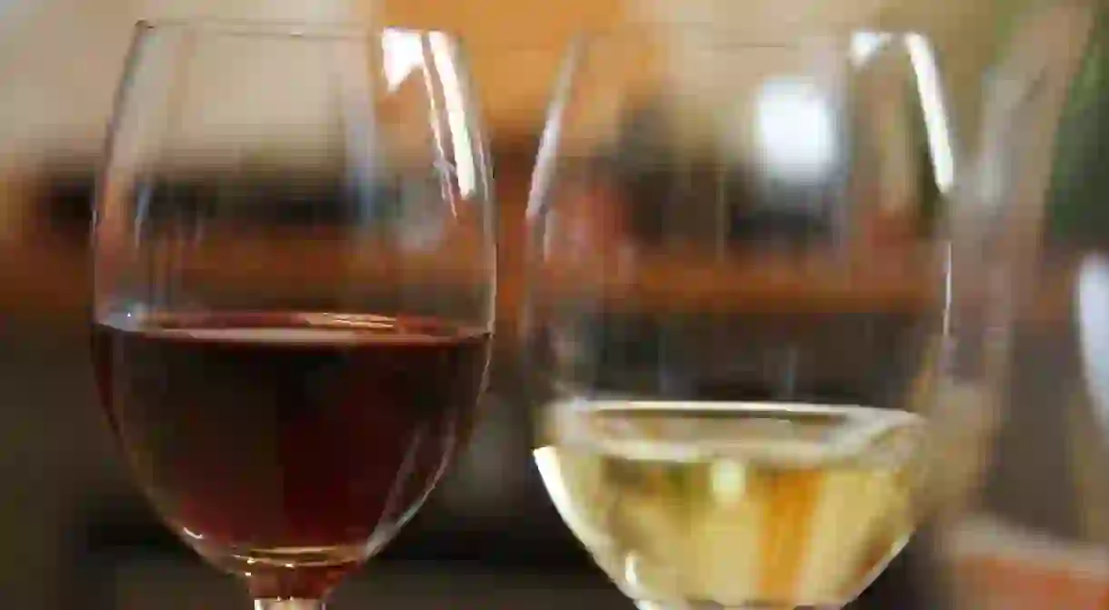 Red and white wines