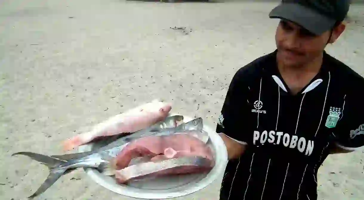 Delicious Colombian fish