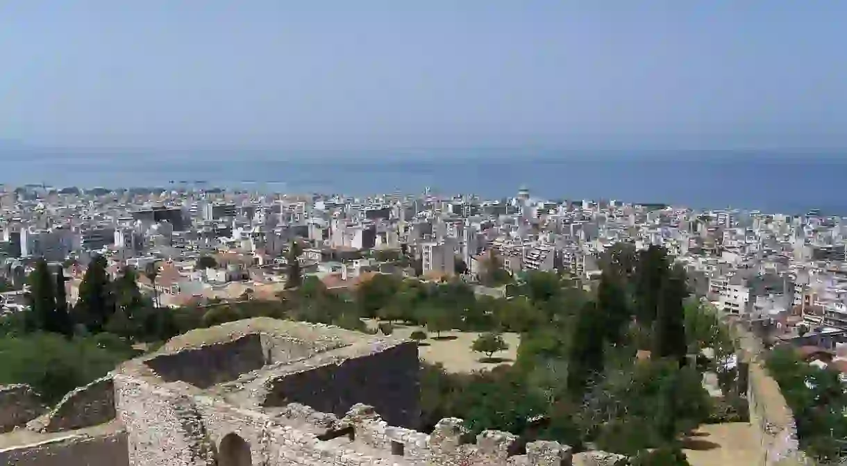 View of Patras from its fortress