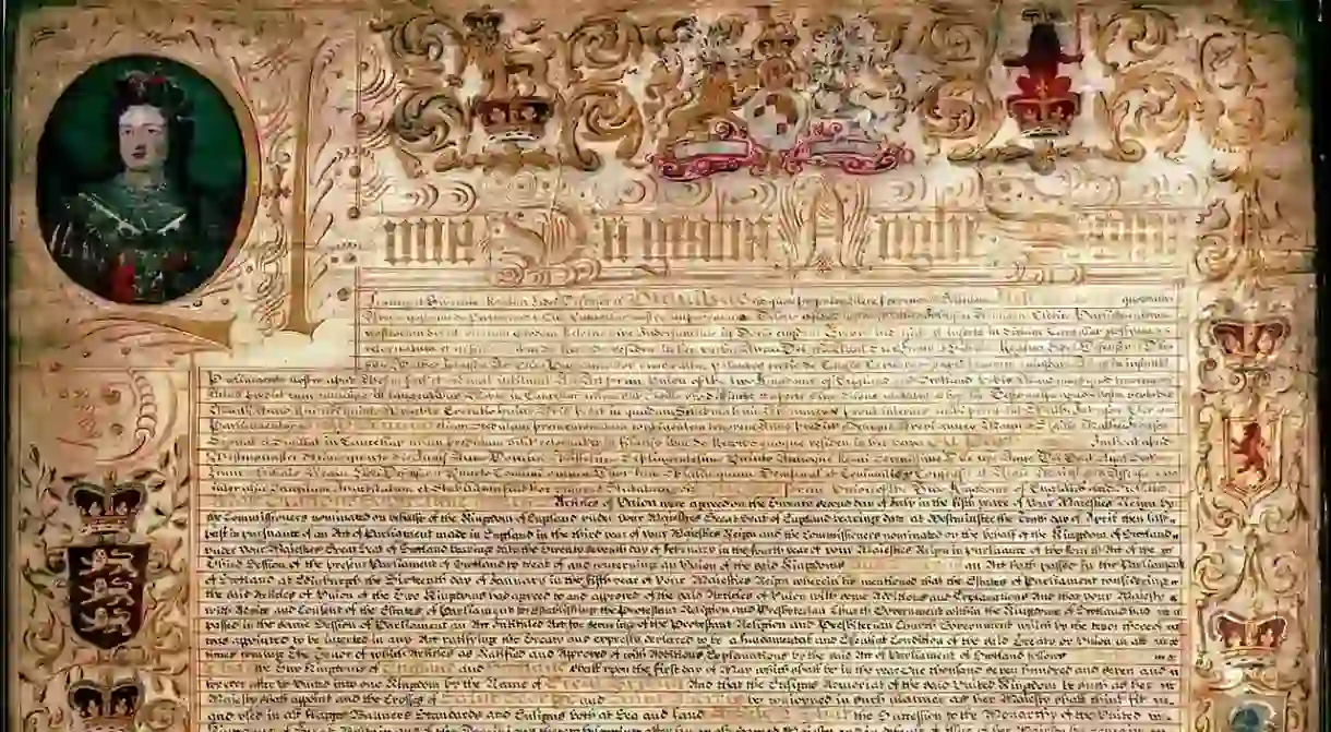 Scottish Exemplification of the Treaty of Union of 1707