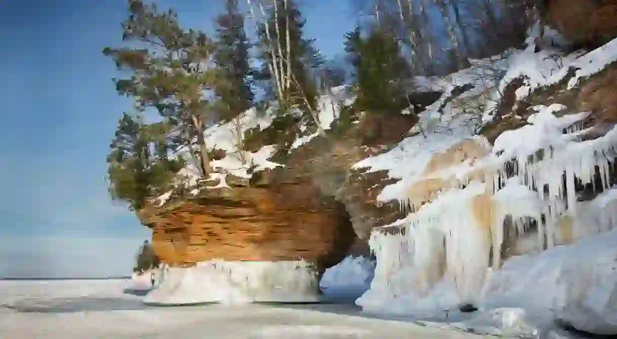 Apostle Islands sea caves