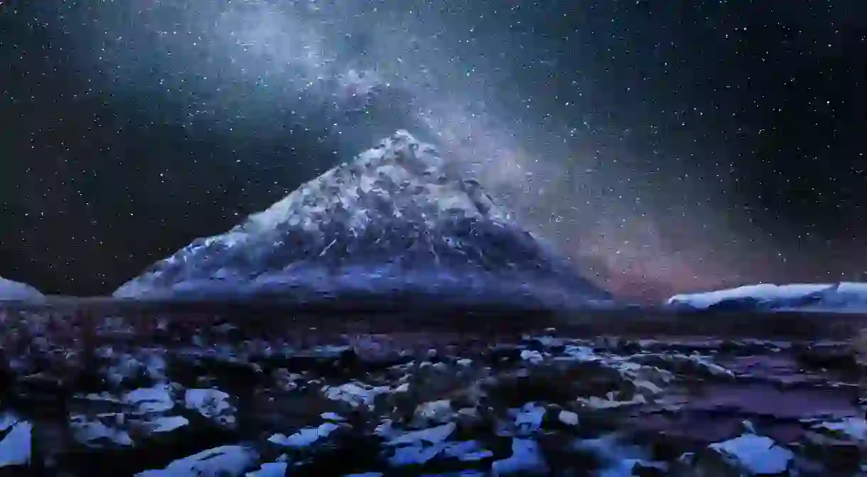 Milky Way Over Buachaille Etive Mhor