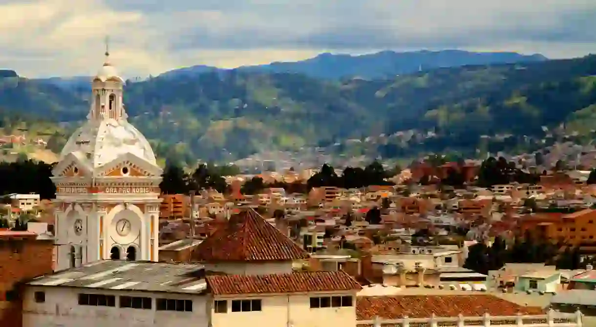 Steeple of the Iglesia San Francisco, Cuenca