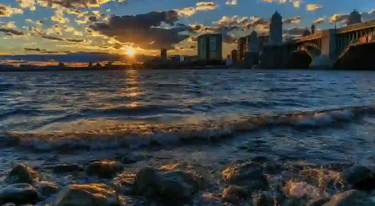 Sunset On The Charles River