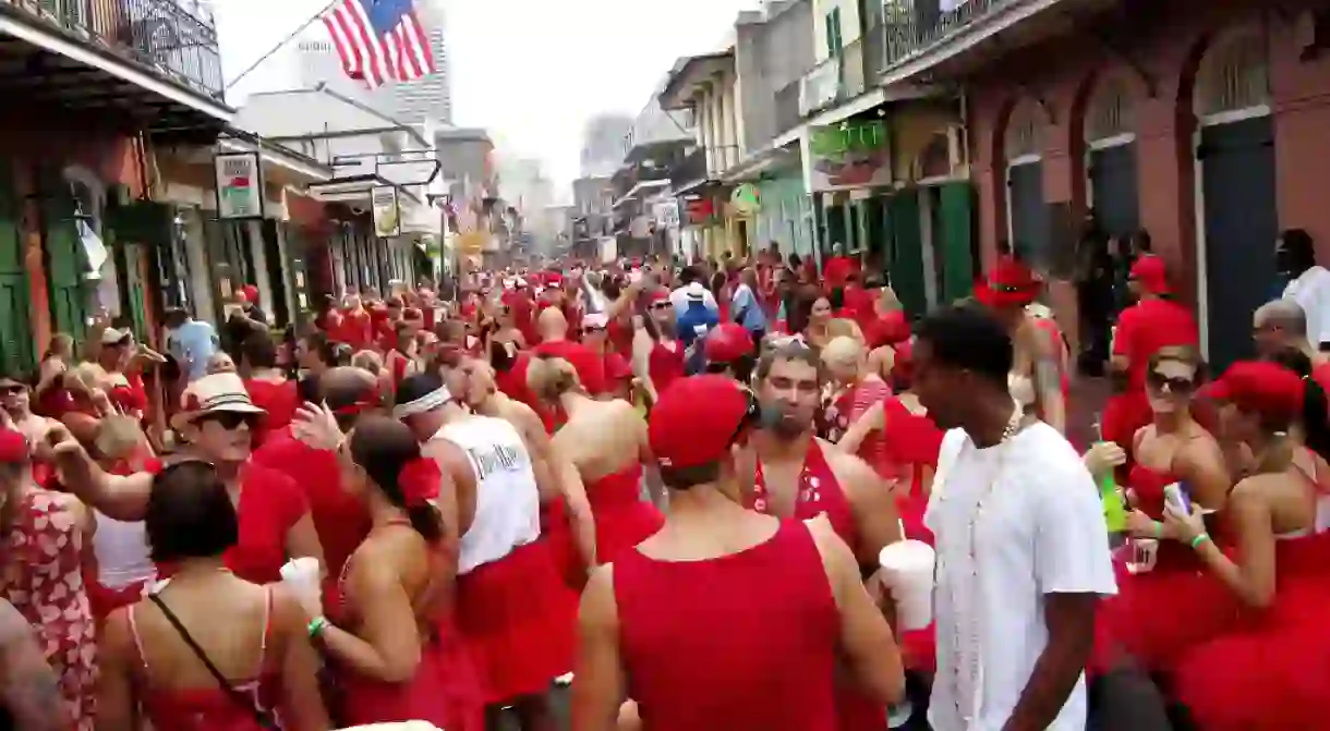 Red Dress Run, New Orleans