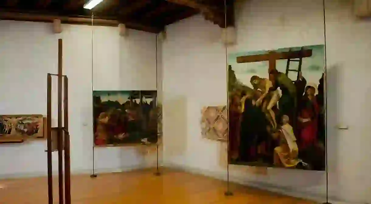 A display at the Museo di Castelvecchio