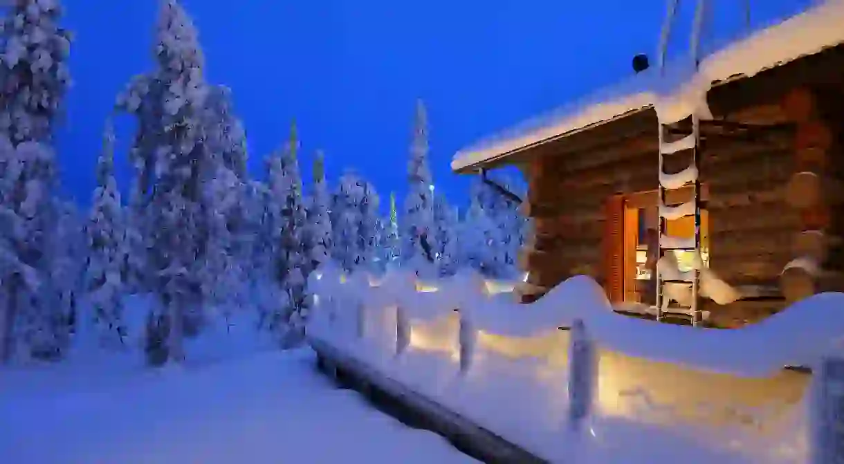 Finnish log cabin