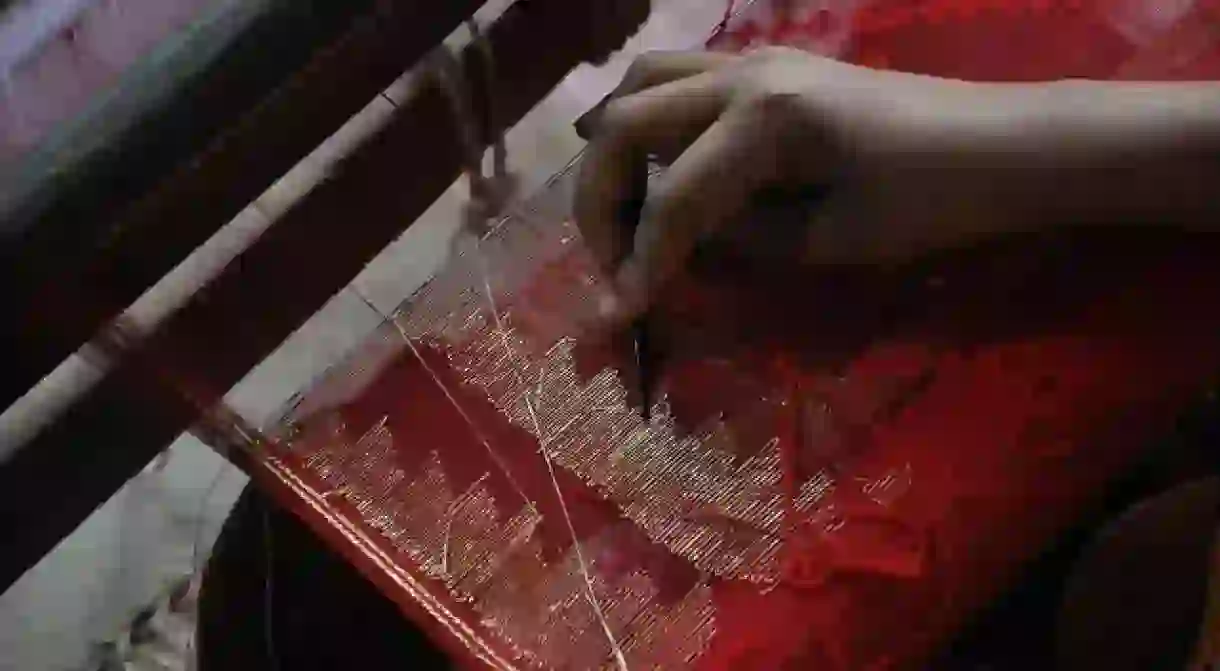 Weaving a Jamdani