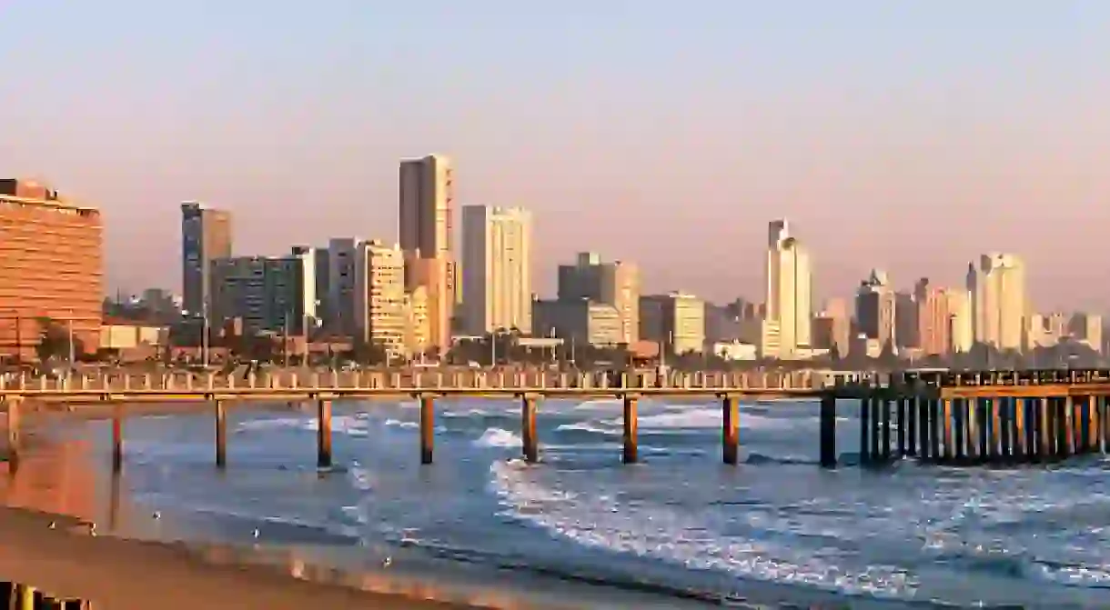 Durbans beaches are dotted with piers