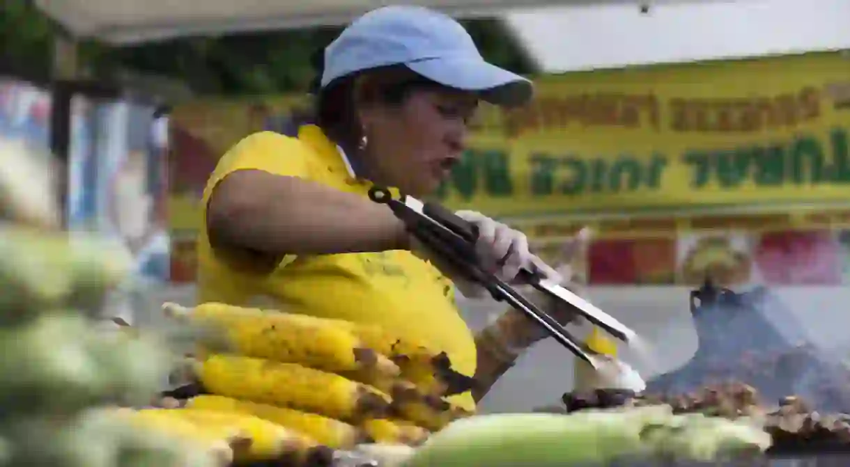 Grilled Corn, Ecuador