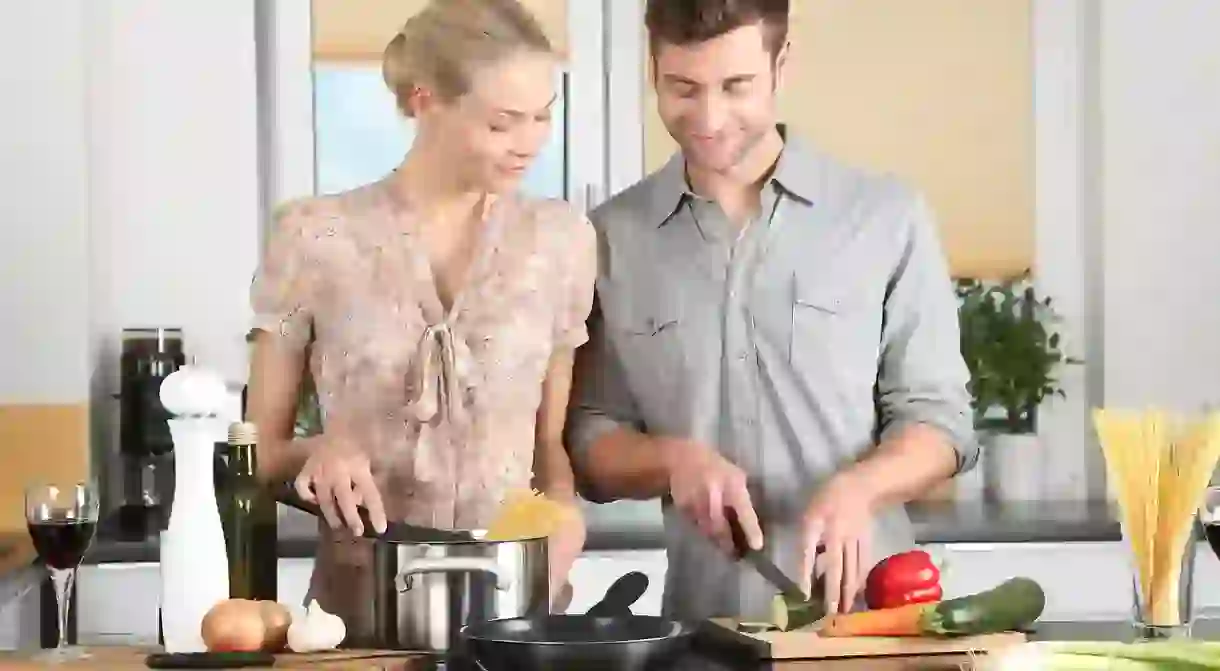 Cooking together