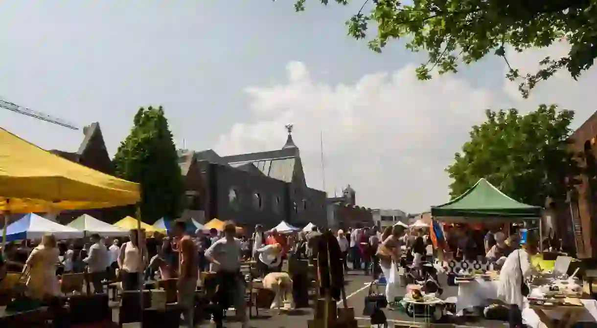 The Dublin Flea Market in Newmarket Square