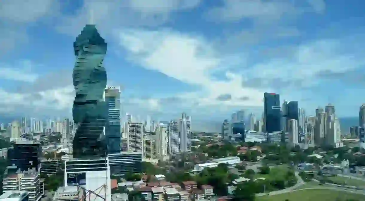 The view over Panama Citys financial district