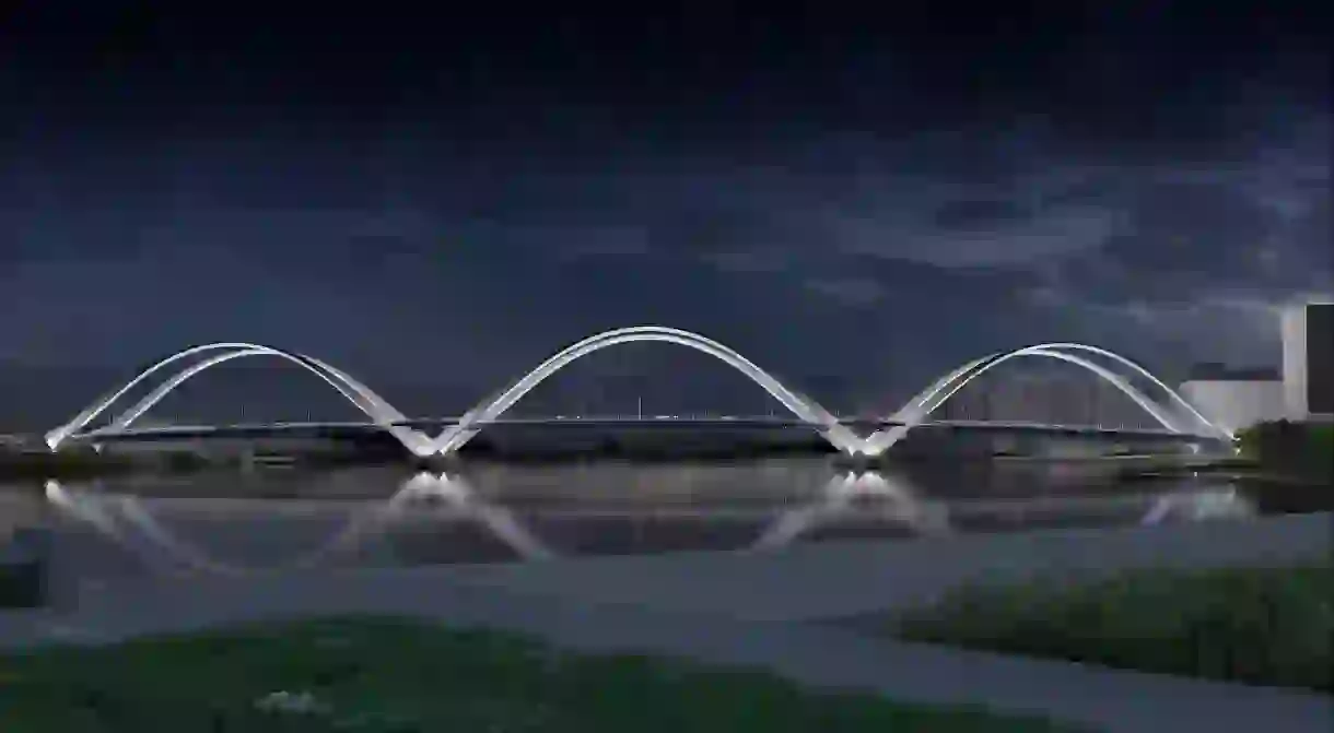 New Frederick Douglass Memorial Bridge design