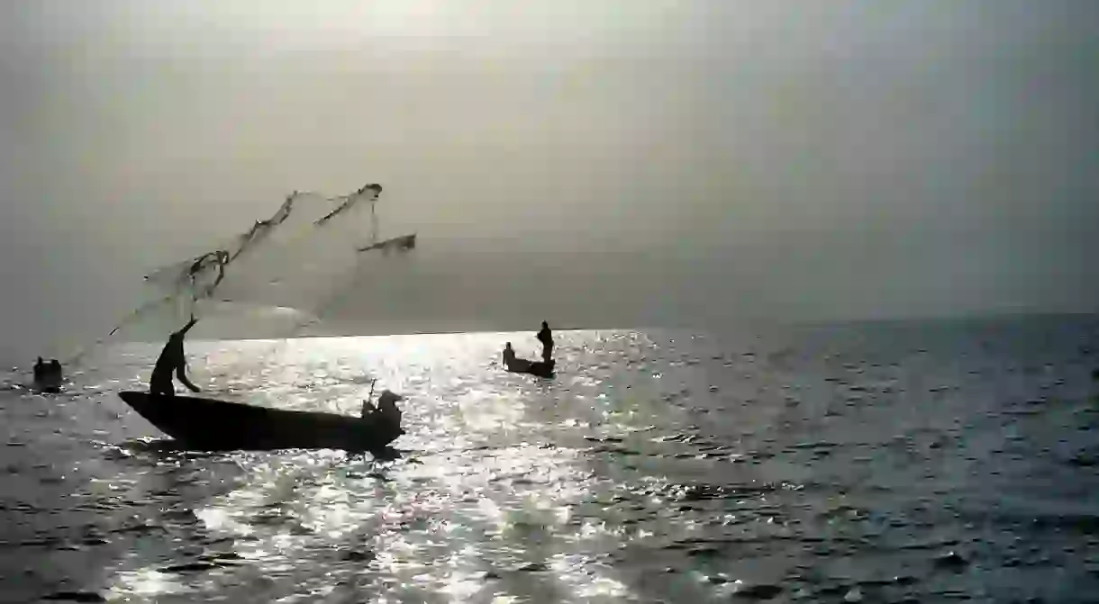 Fishing on the Lagoon